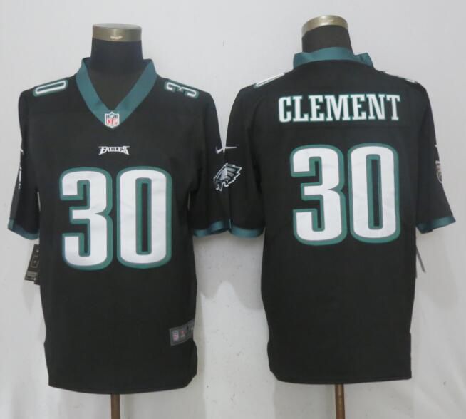 Men Philadelphia Eagles #30 Clement Black 2017 Vapor Untouchable NEW Nike Limited Playey NFL Jerseys